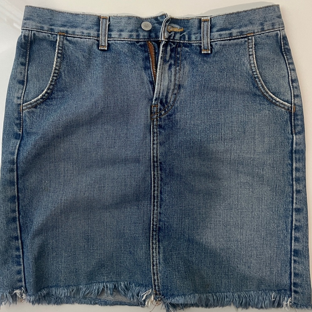 Lucky Brand VINTAGE mid length jean skirt
